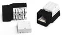 Модуль Keystone Jack серии KJNE, RJ-45 (8P8C), категория 5e, 110 IDC Hyperline KJNE-8P8C-C5e-90-SH-F-WH