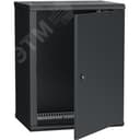 Шкаф настенный 19" LINEA W 18U 600x450мм металлическая дверь RAL9005