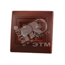 Мира Розетка двойная компьютерная вишня