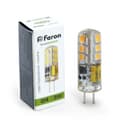 Лампа светодиодная Feron LB422 G4 3W 4000K 25532