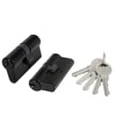 Цилиндровый механизм (100 ZA/70) 1000ZAKey70 (30+10+30) BL черный 5кл FUARO