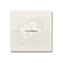 Клавиша 1-я для выключателей и кнопок с окошком для подсветки. Серия AS500 Материал- термопласт Цвет- слоновая кость