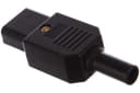 Разъем IEC 220 В 10 A Hyperline CON-IEC320C13