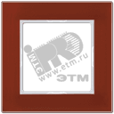 Рамка 1-я для горизонтальной/вертикальной установки  Серия- ACreation  Материал- стекло  Цвет- красный