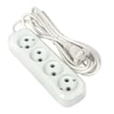 Удлинитель "Эксперт" 4 гнезда 3 метра 10А/2,2кВт без заземления ПВС 2х0,75 EKF PROxima