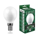 Лампа светодиодная SAFFIT SBG4507 Шарик E14 7W 2700K 55034