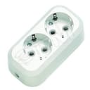 Колодка удлинителя 2 гнезда с заземлением