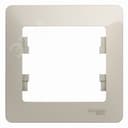 GLOSSA рамка 1-постовая молочный