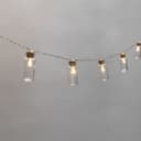 Гирлянда светодиодная Баночки 15 м 10 LED прозрачный ПВХ цвет свечения теплый белый 2 х АА батарейки не в комплекте NEONNIGHT 303096