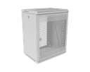 Шкаф телекоммуникационный настенный разборный МИКсистем 19" Keys 15U 600*450 дверь перфорация