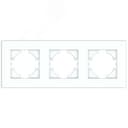 Рамка City 3-местная, белый