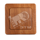 Выключатель одноклавишный скрытый дуб 16А HEGEL