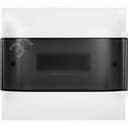 Practibox S Пластиковый щиток Навесной (ЩРн-П) 1X8 Дымчатая дверь