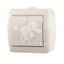 Ната Выкл х2 прох белый