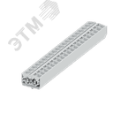 Клемма TB 2-2 фронт. подключение с защелк.ножками, сечение 2,5 мм. кв., светло-серый