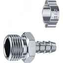 Переходник штуцер "елочка" 10 мм - 1/2"M, с обжимным хомутом Профессионал ЗУБР