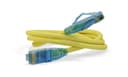 Патч-корд Hyperline PC-LPM-UTP-RJ45-RJ45-C6-0.5M-LSZH-YL (U/UTP, CAT.6, 0.5 м, желтый)