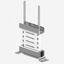 Держатель гибкой шины 40-63мм до 8 шт DKC