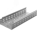 Металлический лоток перфорированный 200х80х3000, толщина 0,8 мм, Сендзимир цинк