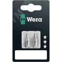 Бита 851/1 RZ PH SB вязкая твердость узкий стержень для гипсокартона хвостовик 1/4 C 6.3 2 шт PH 2X25 мм с держателем-еврослот WERA