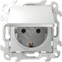 Розетка 2К+З Schuko IP44, белый