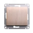 GLOSSA 1-клавишный выключатель, сх.1, 10АХ, механизм, сосна