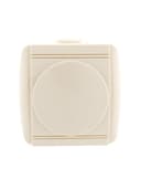 Розетка 1-м ОП Nata 16А IP20 с заземл. с защ. крышкой керамика крем. LEZARD 710-0300-123