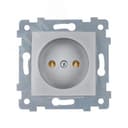 Мария Механизм розетки одноместной скрытой установки РС16-444 Алюминий 110053 Кунцево