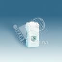 Розетка телефонная RJ-12 узкая, S27, белый