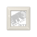 Рамка 1-я для горизонтальной/вертикальной установки Серия- AS550 Материал- дуропласт Цвет- слоновая кость AS581 JUNG