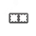 ATLASDESIGN ANTIQUE 2-постовая рамка, универсальная, МОККО