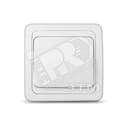 Валери Выключатель одноклавишный белый скрытый В0021 Универсал