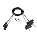 Подвес токопроводящий SLLINE25100 2x2m Set BLACK Arlight провод 2x05 045799