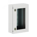 Корпус навесной уличный ST Outdoor с М/П с прозрачной дверью ВxШxГ 600x400x200 мм, IP66