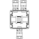Взрывозащищенная клеммная коробка из полиэстера TBE-P-03 -(4xCBC.4 -1xTEO.4) - 2x6018ANP22CKM3SB(A) - 1x6018ANP22CKM3SB(C)1Ex e IIC Т5 Gb / Ex tb IIIC T95°C Db IP66