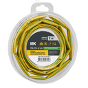 Трубка термоусадочная ТТУ нг-LS 3/1,5 желто-зеленая (2м/упак) IEK