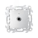 Розетка TV одиночная цвета алюминий S24 Harmonie