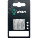 Бита 867/1 Z TORX SB вязкая твердость хвостовик 1/4 C 6.3 TX 10X25 мм 2 шт с держателем-еврослот WERA