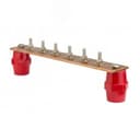 Главная заземляющая шина с изоляторами, 20        подкл.680ммх40ммх4мм медь