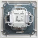 Выключатель одноклавишный, схема 1 перламутр в сборе Systeme Electric