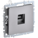 BRITE Розетка компьютерная RJ45 кат.5E РК10-БрС сталь