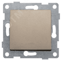 Выключатель одноклавишный Ugra, механизм, 10А, 250В, шампань