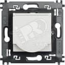 LivingLight Розетка 2К+З с крышкой и суппортом белый Legrand Euro