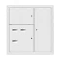 Щит этажный 3 кв. RAL9003 (1000х950х160) PROxima EKF