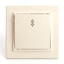 Переключатель одноклавишный, 250В, 10А, серия Эрна, слоновая кость Stekker FERON