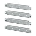 Горизонтальные дверные рейки для навесных корпусов, ширина одностворчатой двери 250 мм, 4 шт.