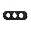 Лизетта Рамка 3-х постовая, пластик, цвет Черный