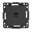 Стокгольм Механизм Розетки Phone 1-местной черный EKF PROxima