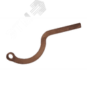 Ключ накидной серповидный 41 омедненный Hortz