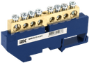 Шина нулевая на DIN-изол. ШНИ 8х12-8-Д-С IEK YNN10-812-8D-K07